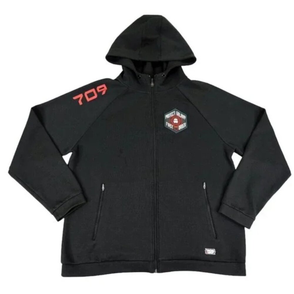 Disney Star Wars 709 Galaxy’s Edge Protect First Order Zip Hoodie Black Large